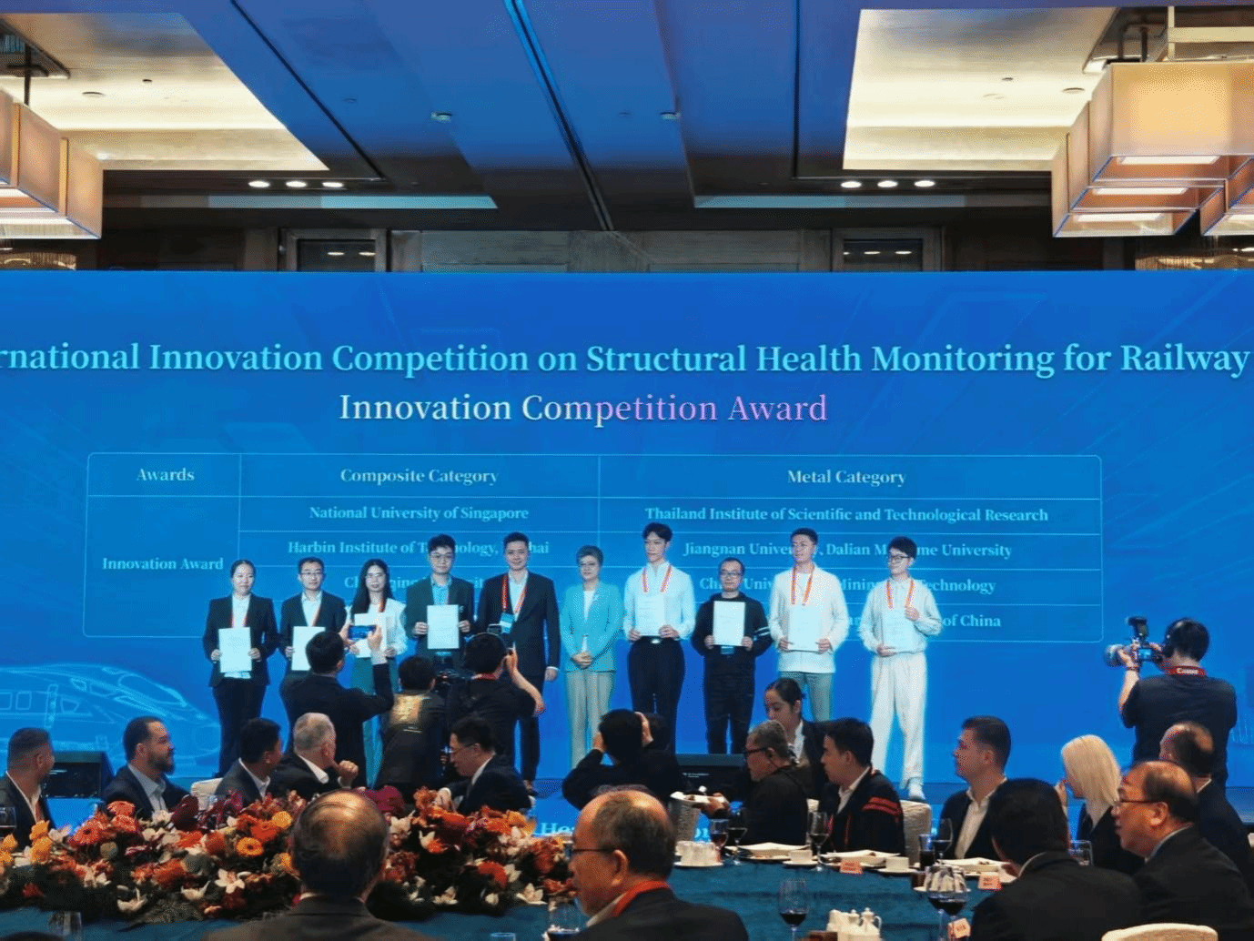 76net必赢线路检测中心学生团队在第二届轨道交通结构健康监测国际创新大赛（2025）中斩获佳绩！